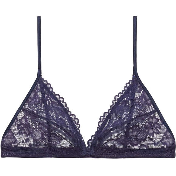 {NWOT} SAVAGE x FENTY Floral Lace Triangle Bralette - Picture 5 of 13